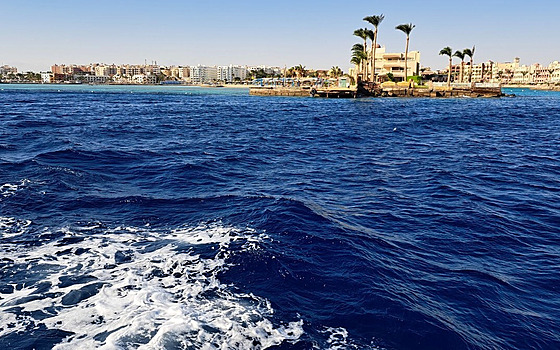 Egyptské letovisko Hurghada (12. ledna 2025)