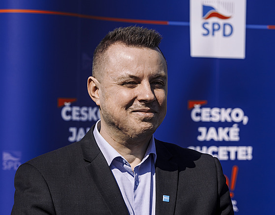 Jind�ich Rajchl, p�edseda PRO, které chce jít do voleb na kandidátkách SPD.