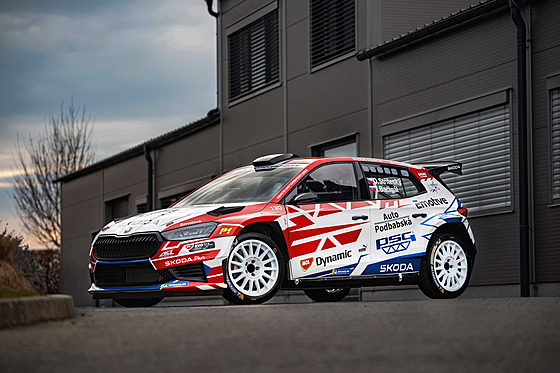 �koda Fabia RS Rally2 posádky Dominik St�íteský, Igor Bacigál, pro sezonu 2025...