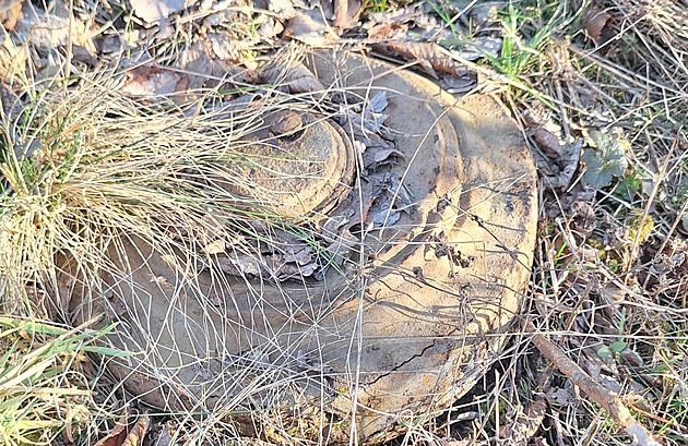 �lenka spolku Slezské odr�dy nalezla na Kabátov� kopci v Krnov� sov�tskou...