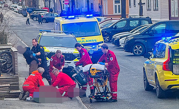 V norském Trondheimu pobodal muž tři lidi, sám skončil v nemocnici