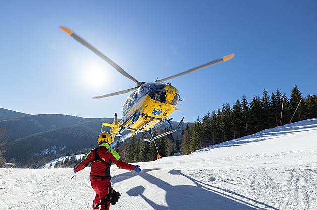 Zásah dvou vrtulník ve pindlerov Mlýn