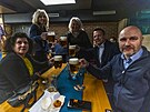 Brnnský pivovar Starobrno slavnostn poktil svj nový leák, nazvaný tatl...