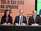 Koalice SPOLU zahájila kampa� do sn�movních voleb. Na snímku Markéta Pekarová...