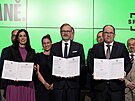Koalice SPOLU zahájila kampa� do sn�movních voleb. Na snímku Markéta Pekarová...