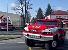 Výbuch muniky v Police. Jeden lovk je zranný