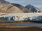 Ledovec Recherchebreen v jihozpadn sti souostrov Svalbard.