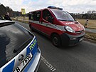V areálu Poliských strojíren vybuchl sklad s municí. (15. bezna 2025)