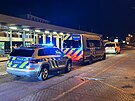 Zsah policie na stanici Praha-Smchov kvli ohlen nstranho vbunho...