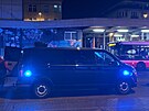 Zsah policie na stanici Praha-Smchov kvli ohlen nstranho vbunho...