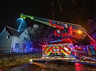 Hasii zasahovali v noci u poru stechy domu v Ostrav-Vtkovicch, kterou...