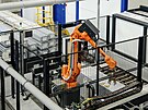 Robot v závodu Strojmetalu Aluminium Forging v Kamenici.