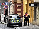 U Jeruzalmsk synagogy v Praze zasahovaly vechny sloky IZS kvli podezelmu...
