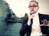 Symbolem ukrajinské pevahy v erném moi se stalo potopení ruského kiníku...