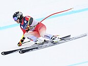výcarská lyaka Lara Gutová-Behramiová na trati super-G v Sun Valley.