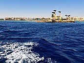 Egyptské letovisko Hurghada (12. ledna 2025)