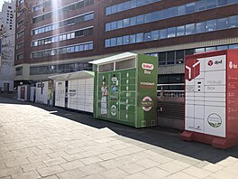 Výdejní boxy v Brn� na Lidické ulici (26. b�ezna 2025)
