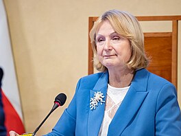 Místop�edsedkyn� Senátu za KDU-�SL Jitka Seitlová p�i jednání horní komory...