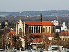 Kutná Hora, pohled na st�edov�kou perlu od základnových stanic Cetinu a O2