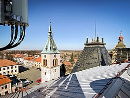 Pohled na Kou�im od základnové stanice Cetinu a O2