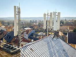 Pohled na Kou�im od základnové stanice Cetinu a O2