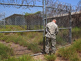 Americká základna Guantanamo na Kub. (9. ervna 2014)