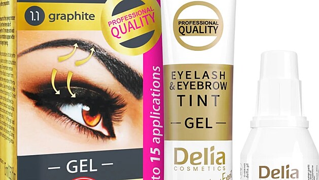 Delia Cosmetics, Eyebrow Expert, barva na obo�� a �asy s aktiv�torem, cena 79 K�