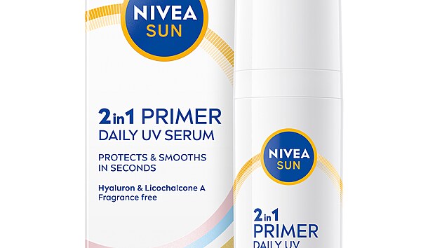 UV S�rum Primer 2 v 1, SPF 50+, podkladov� b�ze pod make-up a z�rove� ochrana p�ed UV z��en�m, cena 400 K�