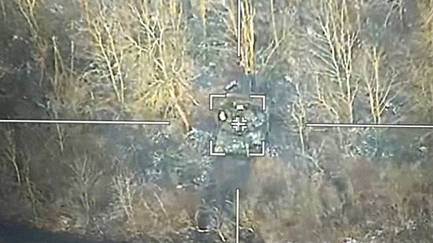 Rusk� telegramov� kan�ly zve�ej�uj� z�b�ry zni�en� ukrajinsk� techniky v Belgorodsk� oblasti. (19. b�ezna 2025)