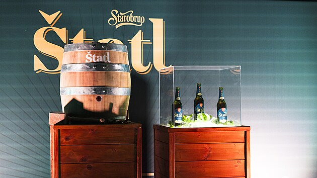 Brn�nsk� pivovar Starobrno slavnostn� pok�til sv�j nov� le��k, nazvan� �tatl 12. (27. b�ezna 2025)