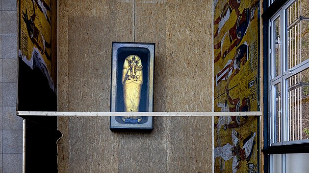 Libereck knihovna nov lk nvtvnky na vstavu Kouzlo objevovn: Od hieroglyf k Tutanchamonovi.