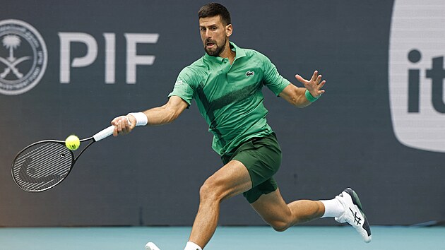 Novak Djokovi� v semifin�le turnaje v Miami.