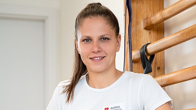 Diana Bartovi�ov� p�sob� i jako fyzioterapeutka