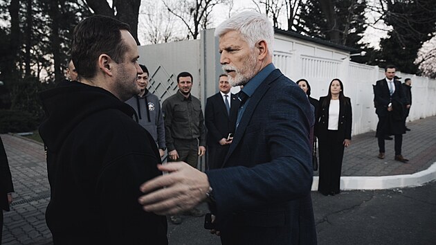Petr Pavel v ukrajinské Od�se. (20. b�ezna 2025)