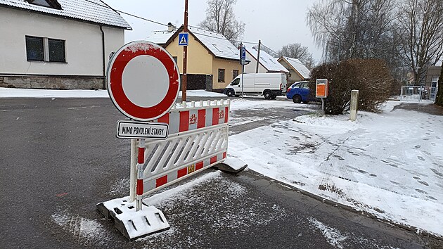 Vysock ulice je uzavena v seku od kruhovho objezdu a ke ken s ulic Vnitn.