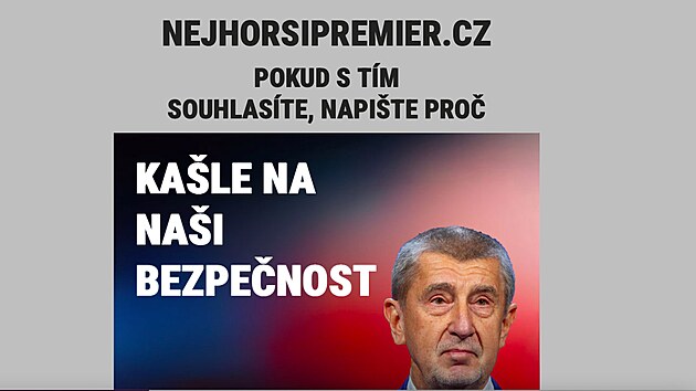 Na samotnm webu je pot genertor s fotografi pedsedy hnut ANO.