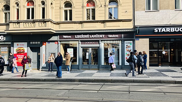 Libe�sk� lah�dky v Praze u metra I.P. Pavlova. (28. b�ezna 2025)