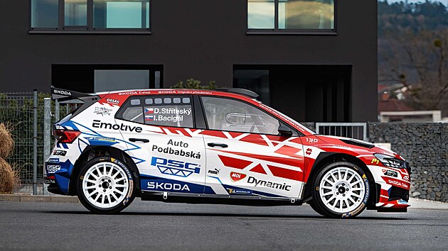 �koda Fabia RS Rally2 pos�dky Dominik St��tesk�, Igor Bacig�l, pro sezonu 2025...