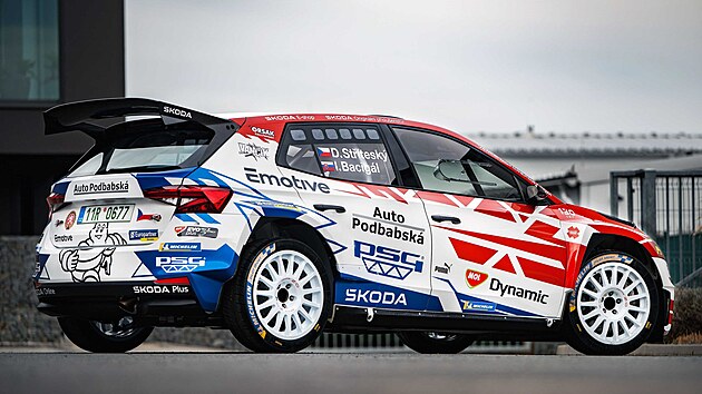 �koda Fabia RS Rally2 pos�dky Dominik St��tesk�, Igor Bacig�l, pro sezonu 2025...