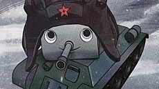 Zábr z ruského animovaného filmu Maly T-34
