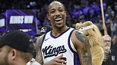 DeMar DeRozan ze Sacramento Kings v dobré nálad� po zápase s Cleveland...