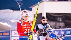 Tereza Voborníková po hromadném závod� na Holmenkollenu.