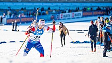 Tereza Voborníková b�hem sprintu na Holmenkollenu.