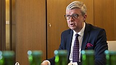 Karel Havlí�ek, bývalý ministr pr�myslu a obchodu a sou�asný místop�edseda...