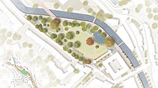 Architektonická sout� na revitalizaci Dvo�ákových sad� v Karlových Varech.