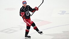 Hradecký Ale Jergl slaví trefu proti Mladé Boleslavi.