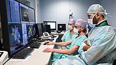 Kardiovaskulární chirurgové v Národním lékaském výzkumném centru Mealkin v...