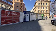 Výdejní boxy v Brn na Lidické ulici (26. bezna 2025)
