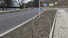 V Ústí nad Labem zahájili stavbu nové trolejbusové trati. �ást ulice Výstupní...