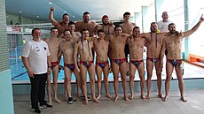 Vodní pólisté P�erova oslavují postup do play off. T�i roky v n�m chyb�li....